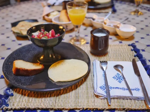 Amazing Breakfast at Riad Marhaba Rabat